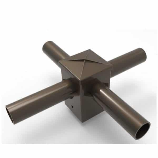 Four Heads Square-to-Round Pole Adapter by ASD