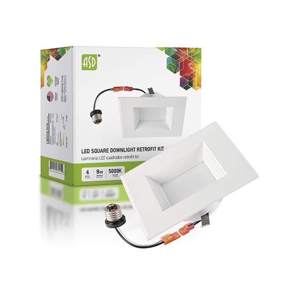 4" LED Square Downlight Retrofit Kit
