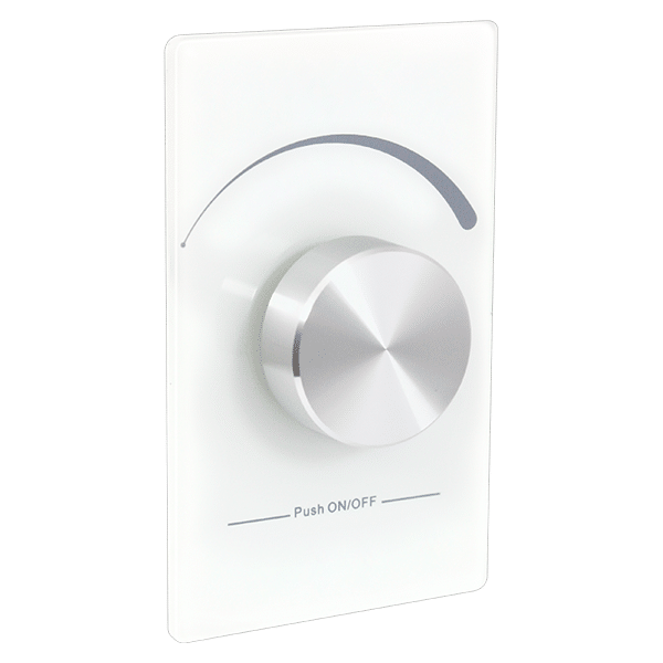 Single Color Push Dial Wall Control